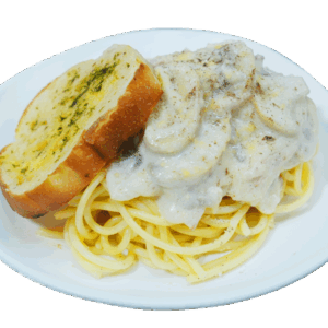 Creamy Bacon and Mushroom Carbonara